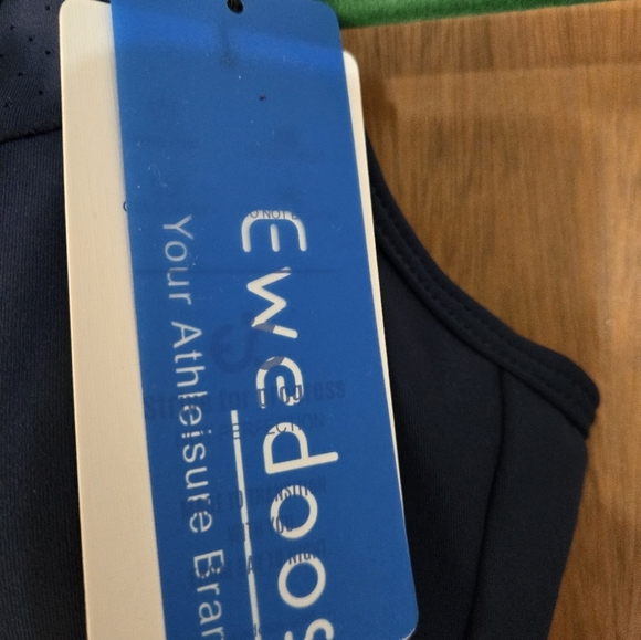 Ewedoos Navy Sports Bra - Picture 3 of 6